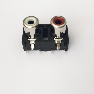 AV Socket with The Core Lotus Single-Hole RCA Socket Audio and Video Terminals AV2-8.4-20