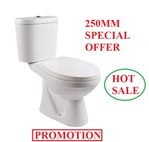 858 Water Closet Wash Down Two Piece Ceramic Toilet