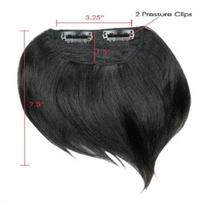 Brazilian Virgin Remy Clip in Hair Fringe