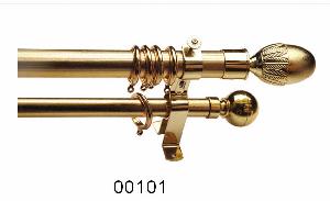 Double Golden Curtain Rod (00101)