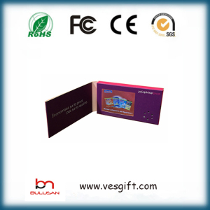 Advertising Player Video Greeting Card Custom Video Brochure