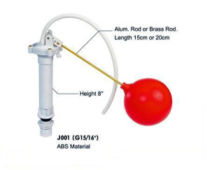 J001 Fill Valve, Cistern Fittings, Flush Mechanism